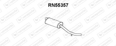RN55357 VENEPORTE Глушитель выхлопных газов конечный