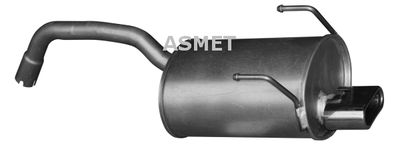 16085 ASMET Глушитель выхлопных газов конечный
