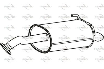 P2764 FENNO Глушитель выхлопных газов конечный