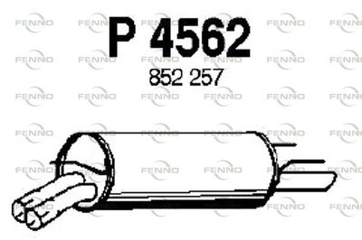 P4562 FENNO Глушитель выхлопных газов конечный