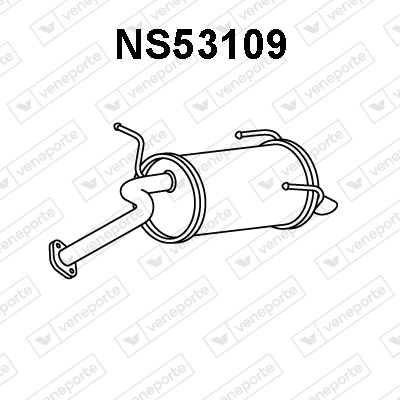 NS53109 VENEPORTE Глушитель выхлопных газов конечный