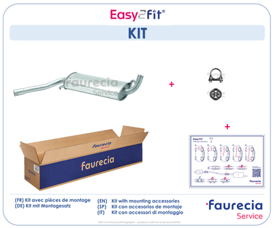 FS03015 Faurecia Средний глушитель выхлопных газов