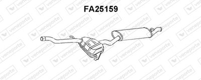 FA25159 VENEPORTE Глушитель выхлопных газов конечный