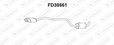 FD30661 VENEPORTE Предглушитель выхлопных газов