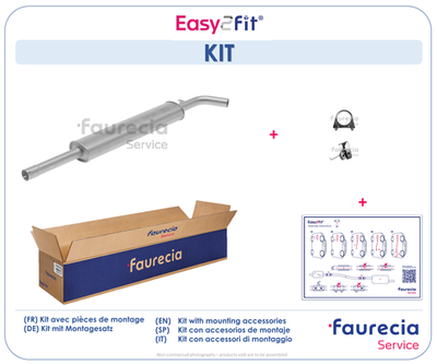 FS55491 Faurecia Предглушитель выхлопных газов