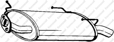 145519 KLOKKERHOLM Глушитель выхлопных газов конечный