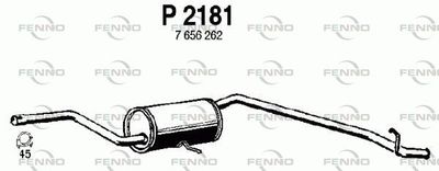 P2181 FENNO Глушитель выхлопных газов конечный