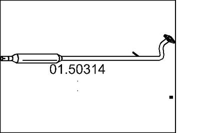 0150314 MTS Средний глушитель выхлопных газов