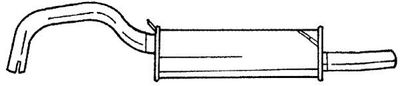 53625 SIGAM Глушитель выхлопных газов конечный