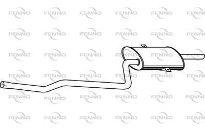 P6967 FENNO Глушитель выхлопных газов конечный