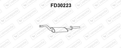 FD30223 VENEPORTE Глушитель выхлопных газов конечный