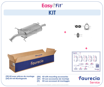 FS75215 Faurecia Глушитель выхлопных газов конечный