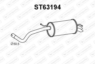 ST63194 VENEPORTE Глушитель выхлопных газов конечный