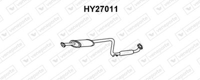 HY27011 VENEPORTE Предглушитель выхлопных газов