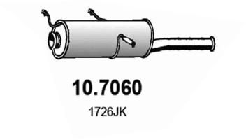 107060 ASSO Глушитель выхлопных газов конечный