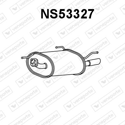 NS53327 VENEPORTE Глушитель выхлопных газов конечный