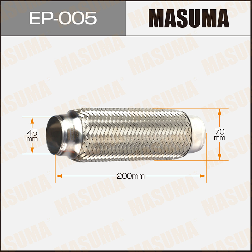 Гофра глушителя 45x200 Masuma                EP-005