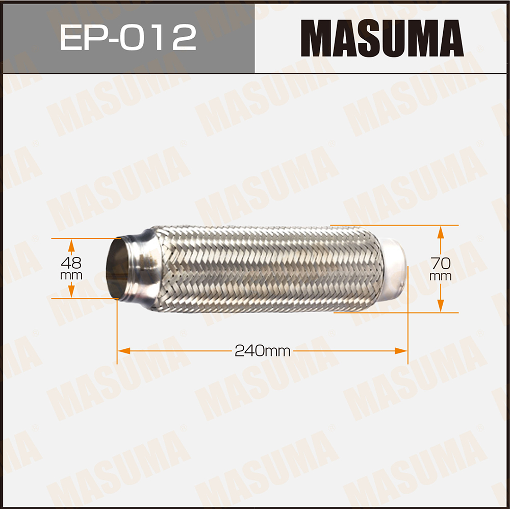Гофра глушителя 48x240 Masuma                EP-012