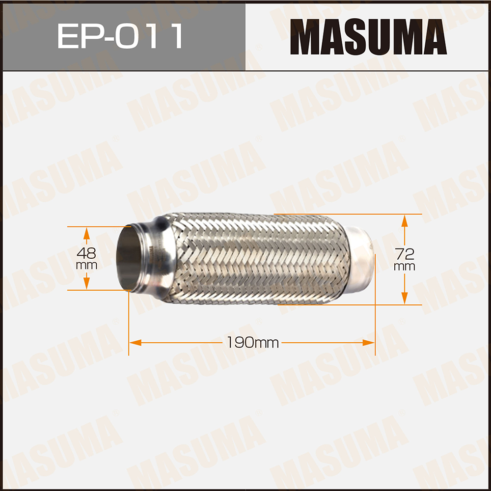 Гофра глушителя 48x190 Masuma                EP-011