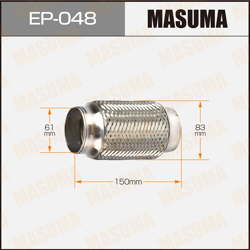 Гофра глушителя 61x150 Masuma                EP-048