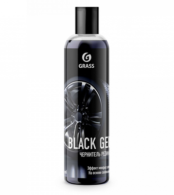 Чернитель резины "BlacK Gel" (флакон 250 мл) (8 штуп)