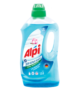 "ALPI white gel" для белых вещей, 1,5 л Гель-концентрат для стирки (6штуп)
