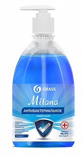 Антибактериальное жидкое мыло Milana "Original" с дозатором 0,5 л (15штуп)