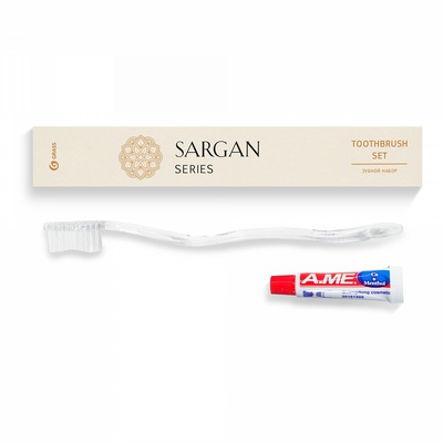 Зубной набор «Sargan» (картонная коробка), фасовка 150 шт.
