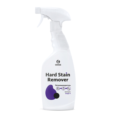 Пятновыводитель на основе растворителя "Hard Stain Remover", 600 мл триггер (8 штуп)