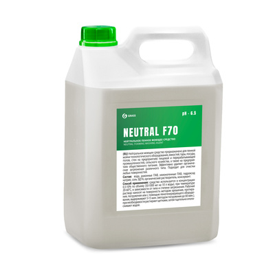 NEUTRAL F70 Нейтральное пенной моющее средство, pH 6 (канистра 5 л)