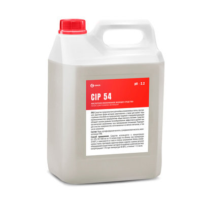 CIP 54 Кислотное низкопенное моющее средство на основе ортофосфорной кислоты, pH 2,2 (канистра 5 л)