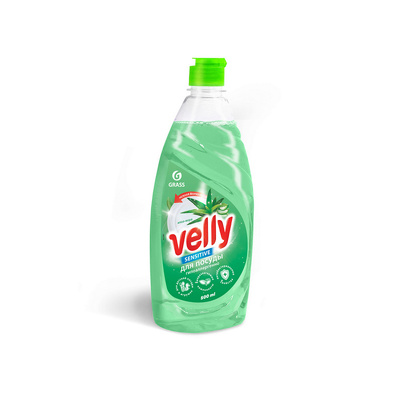 Средство для мытья посуды «Velly Sensitive» алоэ вера (флакон 500 мл)
