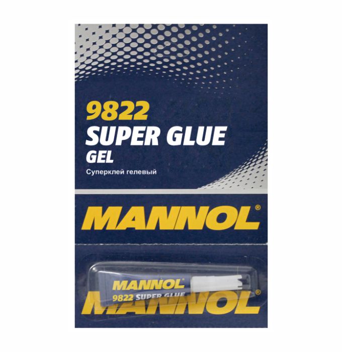 Суперклей гелевый Mannol 9822 Super Glue Gel 3 г