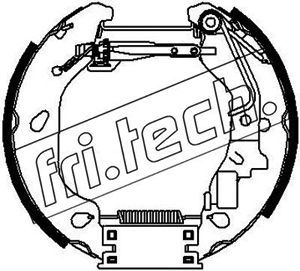 16384 fri.tech. Комплект тормозных колодок