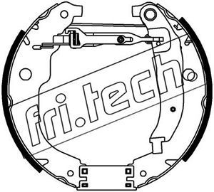 16316 fri.tech. Комплект тормозных колодок