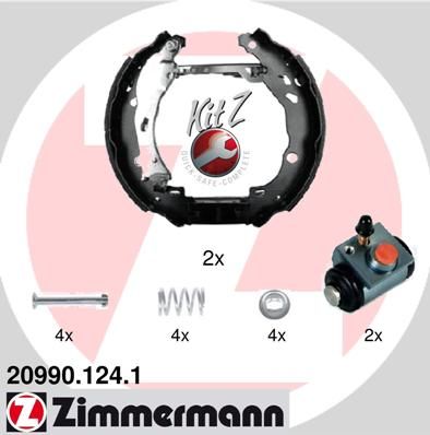 209901241 ZIMMERMANN Комплект тормозных колодок