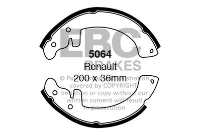 5064 EBC Brakes Комплект тормозных колодок