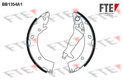 BB1354A1 FTE Комплект тормозных колодок