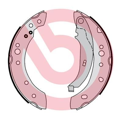 S68547 BREMBO Комплект тормозных колодок