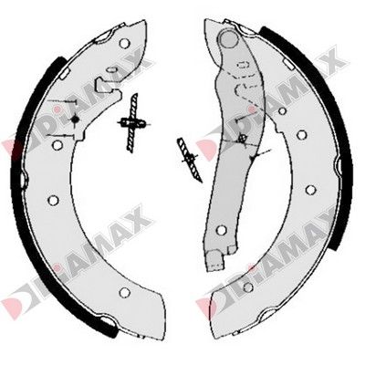 N01024 DIAMAX Комплект тормозных колодок