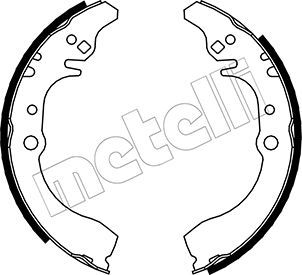 530040 METELLI Комплект тормозных колодок