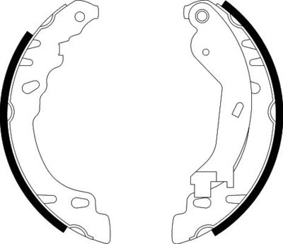 8DB355002901 HELLA PAGID Комплект тормозных колодок