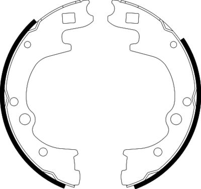 8DB355002111 HELLA PAGID Комплект тормозных колодок