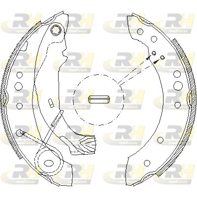 414900 ROADHOUSE Комплект тормозных колодок