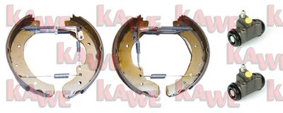 OEK331 KAWE Комплект тормозных колодок