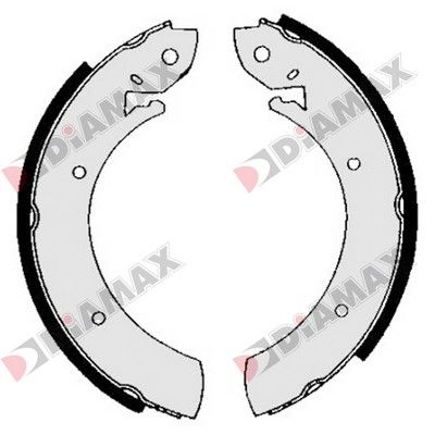 N01070 DIAMAX Комплект тормозных колодок