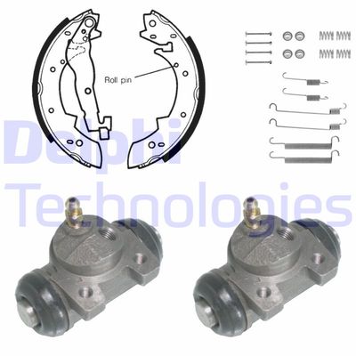 KP768 DELPHI Комплект тормозных колодок