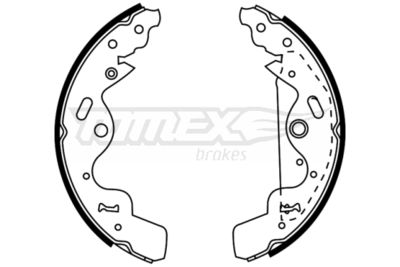 TX2275 TOMEX Brakes Комплект тормозных колодок