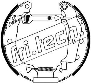 16150 fri.tech. Комплект тормозных колодок