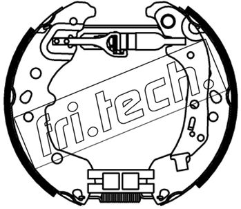 16545 fri.tech. Комплект тормозных колодок